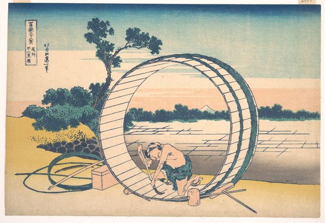 尾州不二見原(葛飾北斎(冨嶽三十六景・1831年頃))