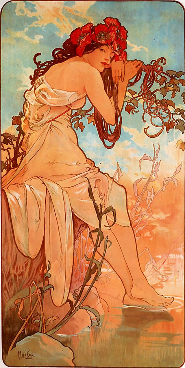 四季(夏)(アルフォンス・ミュシャ(1896年))