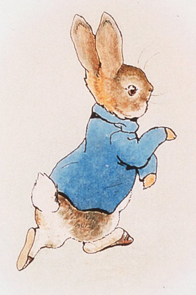 ピーターラビットのおはなし(ビアトリクス・ポター(1902年 初版本挿絵))