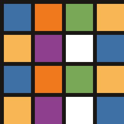 パッチワーク柄(オリジナルデザイン)の仕上がりイメージ