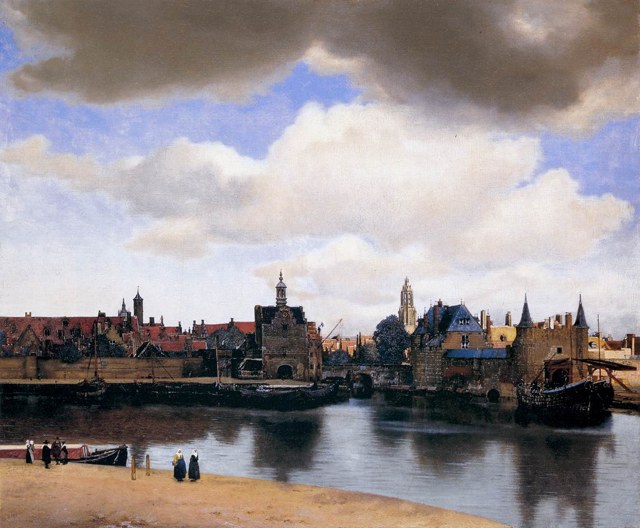 デルフトの眺望(ヨハネス・フェルメール(1660-1661年頃))