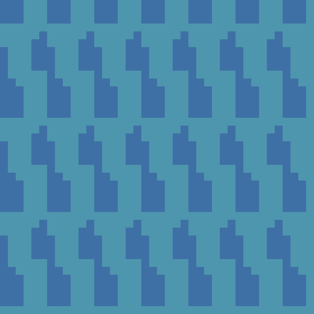 ウェーブブロック柄(オリジナルデザイン)